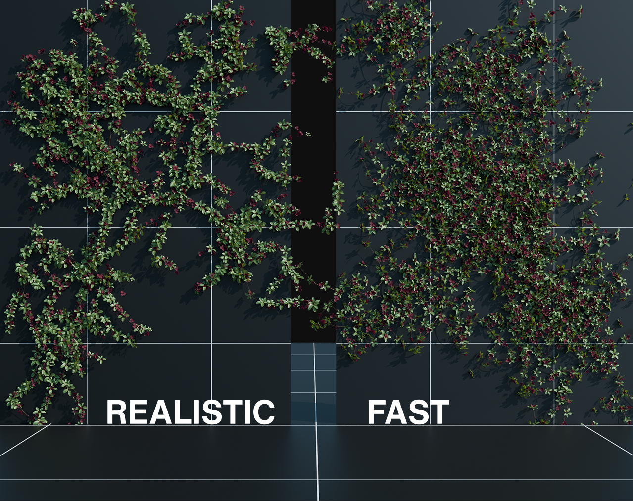 Realistic and Fast Ivy Modes